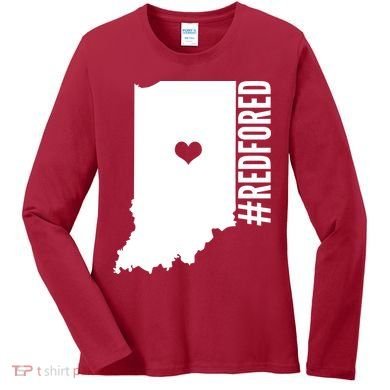 RED For ED Indiana Education Women's Long Sleeve Shirt