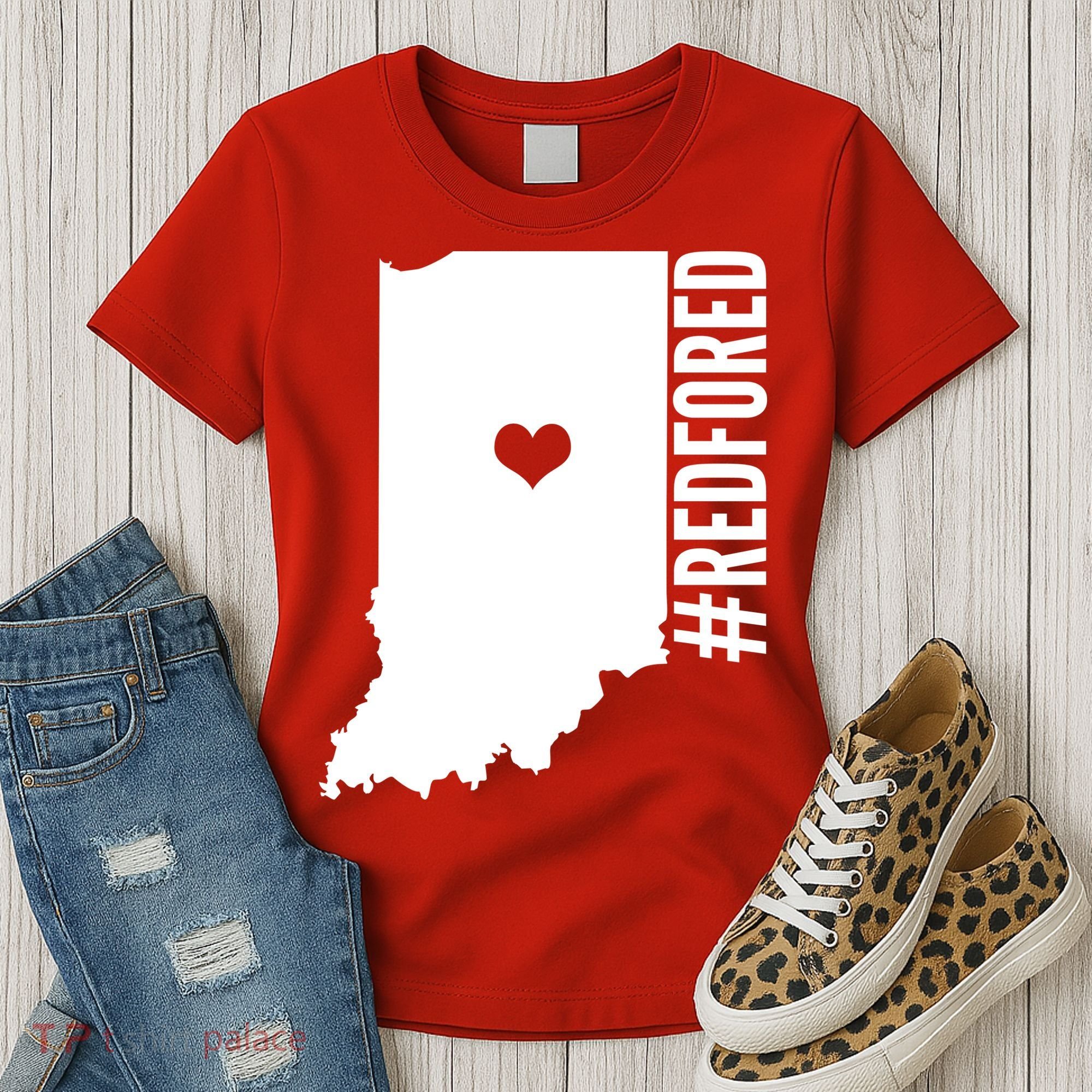 RED For ED Indiana Education Women's T-Shirt