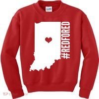 RED For ED Indiana Education Kids Sweatshirt thumb 0