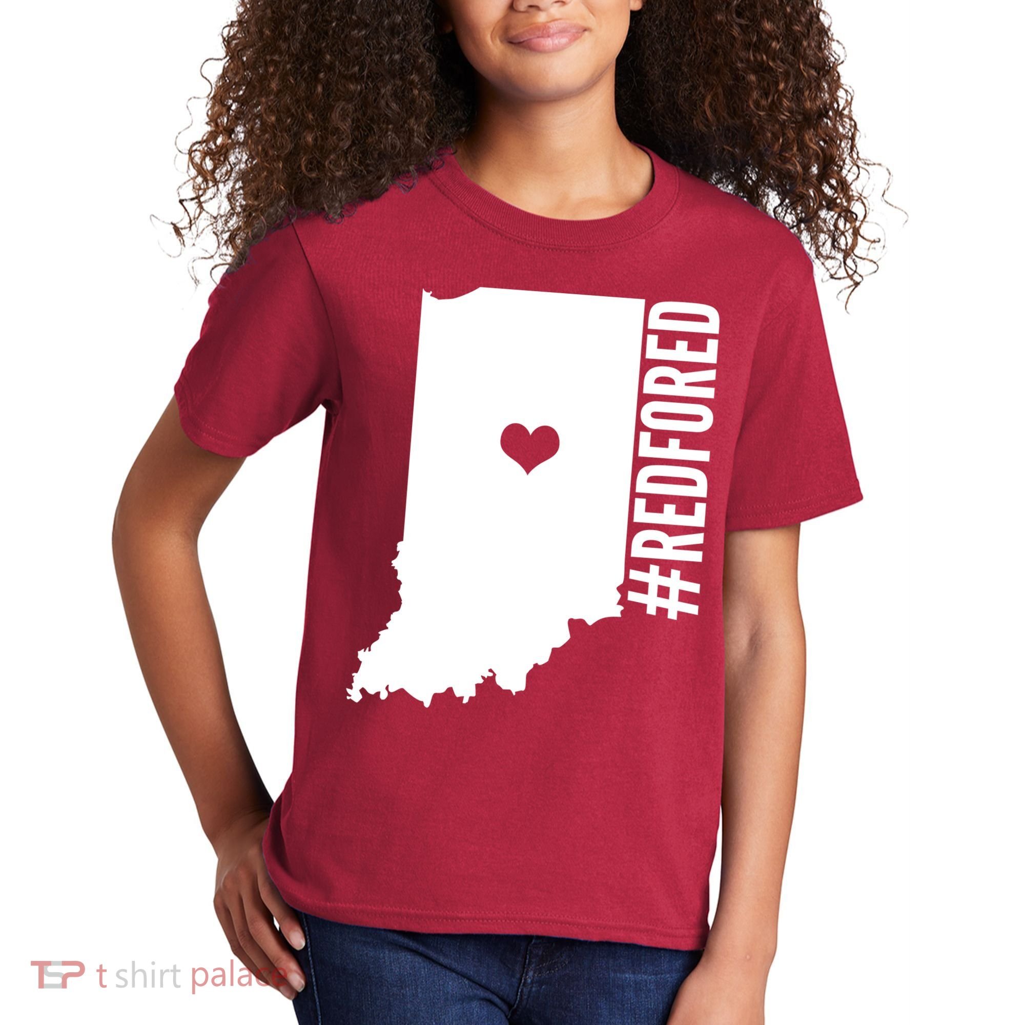 RED For ED Indiana Education Kids T-Shirt
