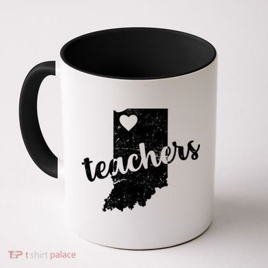 Red For Ed Indiana Teachers Coffee Mug