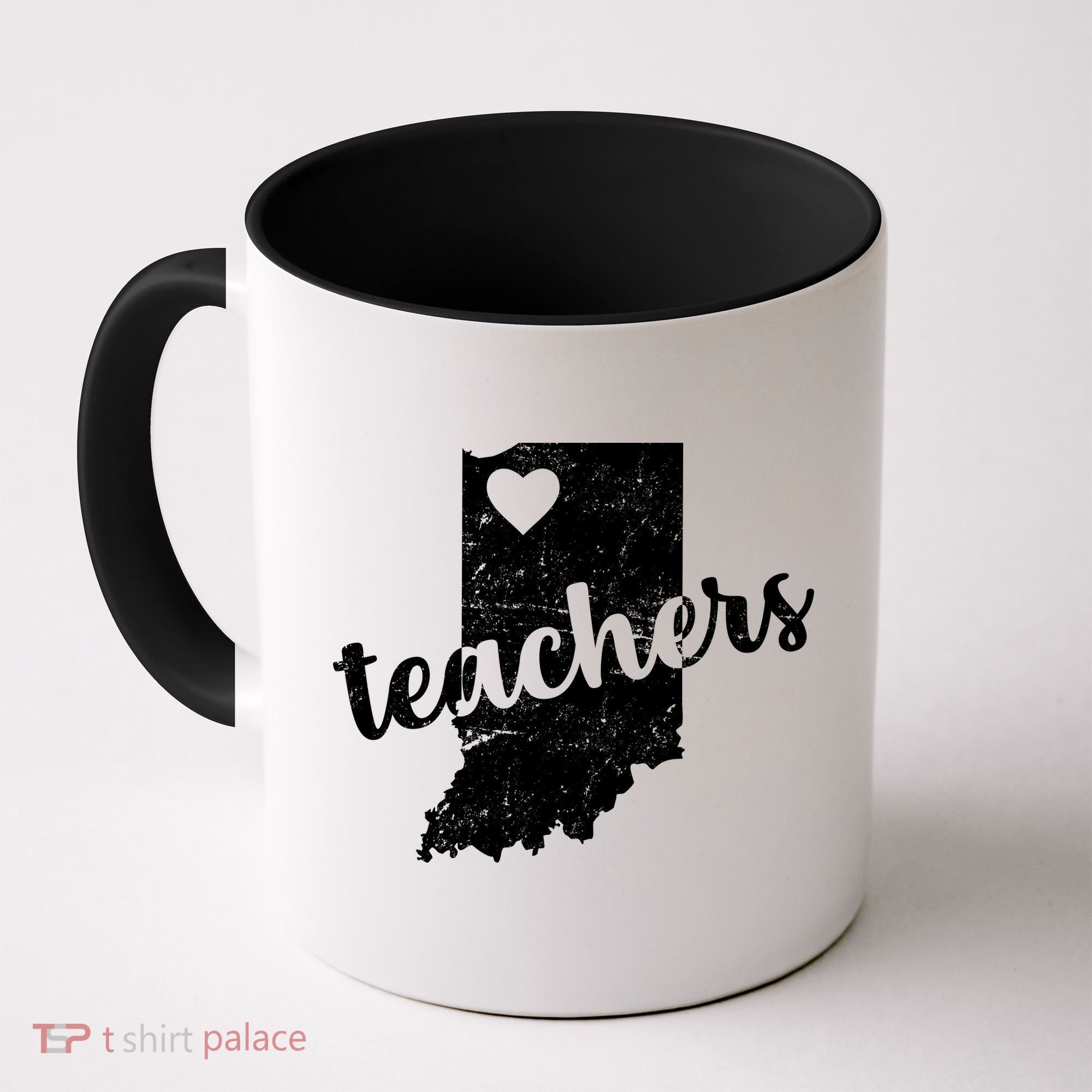 Red For Ed Indiana Teachers Coffee Mug