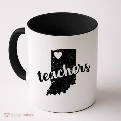 Red For Ed Indiana Teachers Coffee Mug