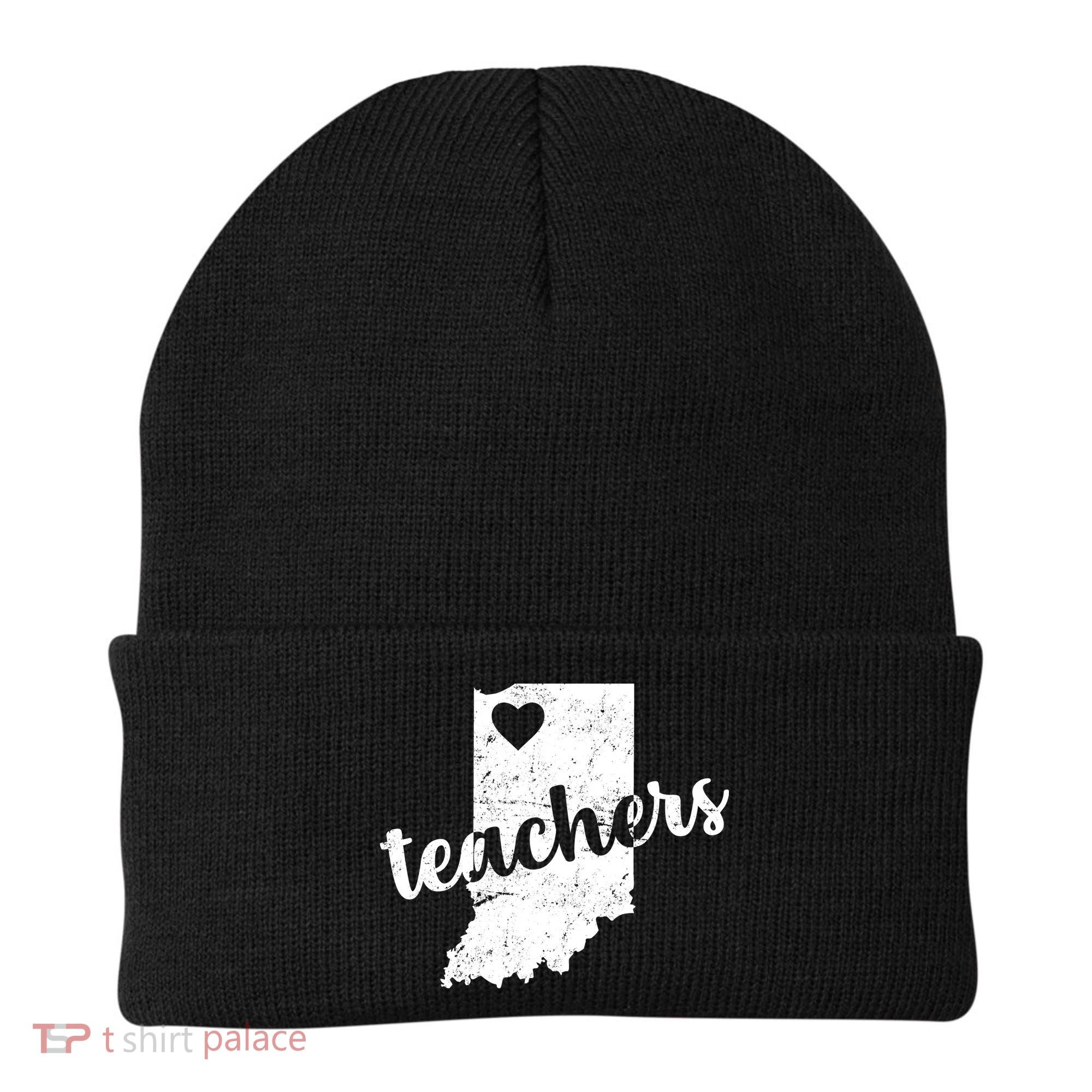 Red For Ed Indiana Teachers Beanie