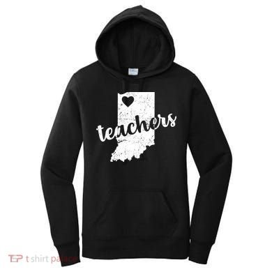 Red For Ed Indiana Teachers Women's Hoodie