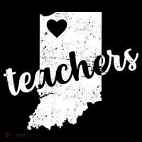 Red For Ed Indiana Teachers Women's Hoodie thumb 2