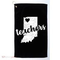 Red For Ed Indiana Teachers Golf Towel thumb 0