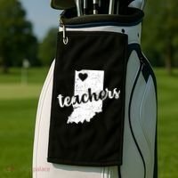 Red For Ed Indiana Teachers Golf Towel thumb 2