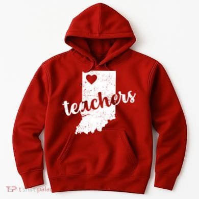Red For Ed Indiana Teachers Hoodie