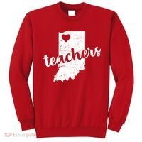 Red For Ed Indiana Teachers Sweatshirt thumb 0