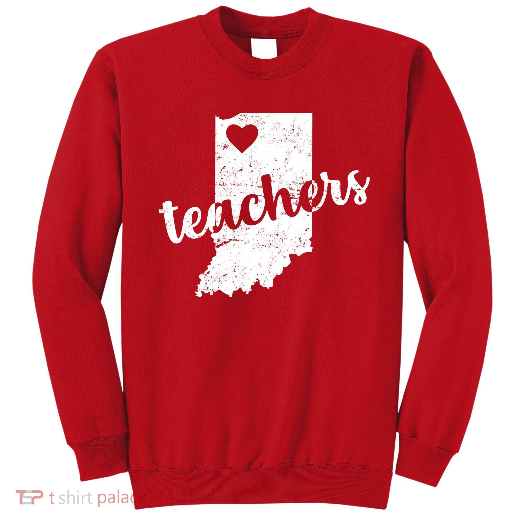 Red For Ed Indiana Teachers Sweatshirt