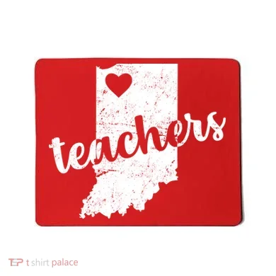 Red For Ed Indiana Teachers Mousepad