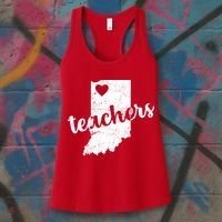 Red For Ed Indiana Teachers Women's Tank Top thumb 3