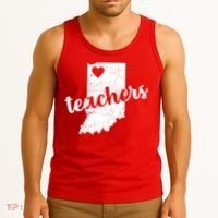 Red For Ed Indiana Teachers Tank Top thumb 3