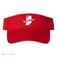 Red For Ed Indiana Teachers Visor thumb 0