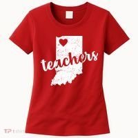 Red For Ed Indiana Teachers Women's T-Shirt thumb 0