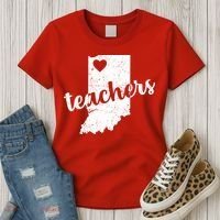 Red For Ed Indiana Teachers Women's T-Shirt thumb 3
