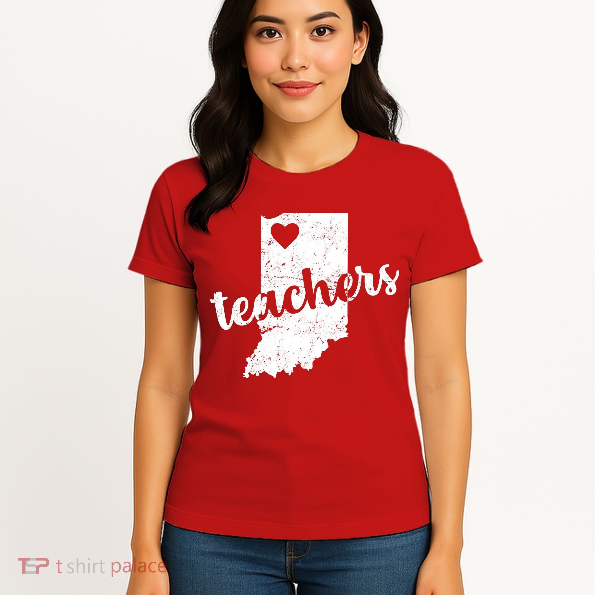 Red For Ed Indiana Teachers Women's T-Shirt