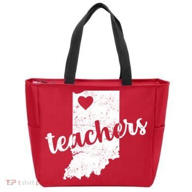 Red For Ed Indiana Teachers Tote Bag