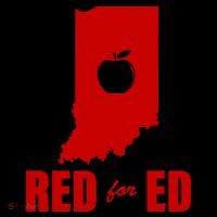 Red For Ed Indiana Teachers Apple Coffee Mug thumb 5