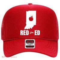 Red For Ed Indiana Teachers Apple Hat thumb 0