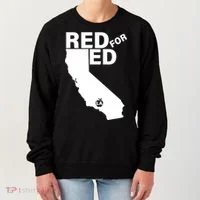 Red For Ed LA California  Women's Sweatshirt thumb 0