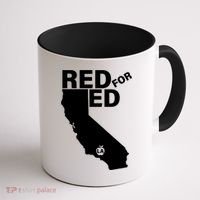 Red For Ed LA California  Coffee Mug thumb 1