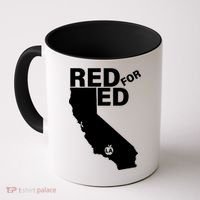 Red For Ed LA California  Coffee Mug thumb 0
