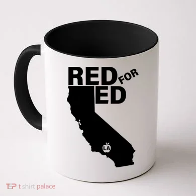 Red For Ed LA California Coffee Mug
