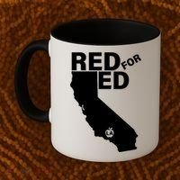 Red For Ed LA California  Coffee Mug thumb 2