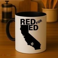 Red For Ed LA California  Coffee Mug thumb 4