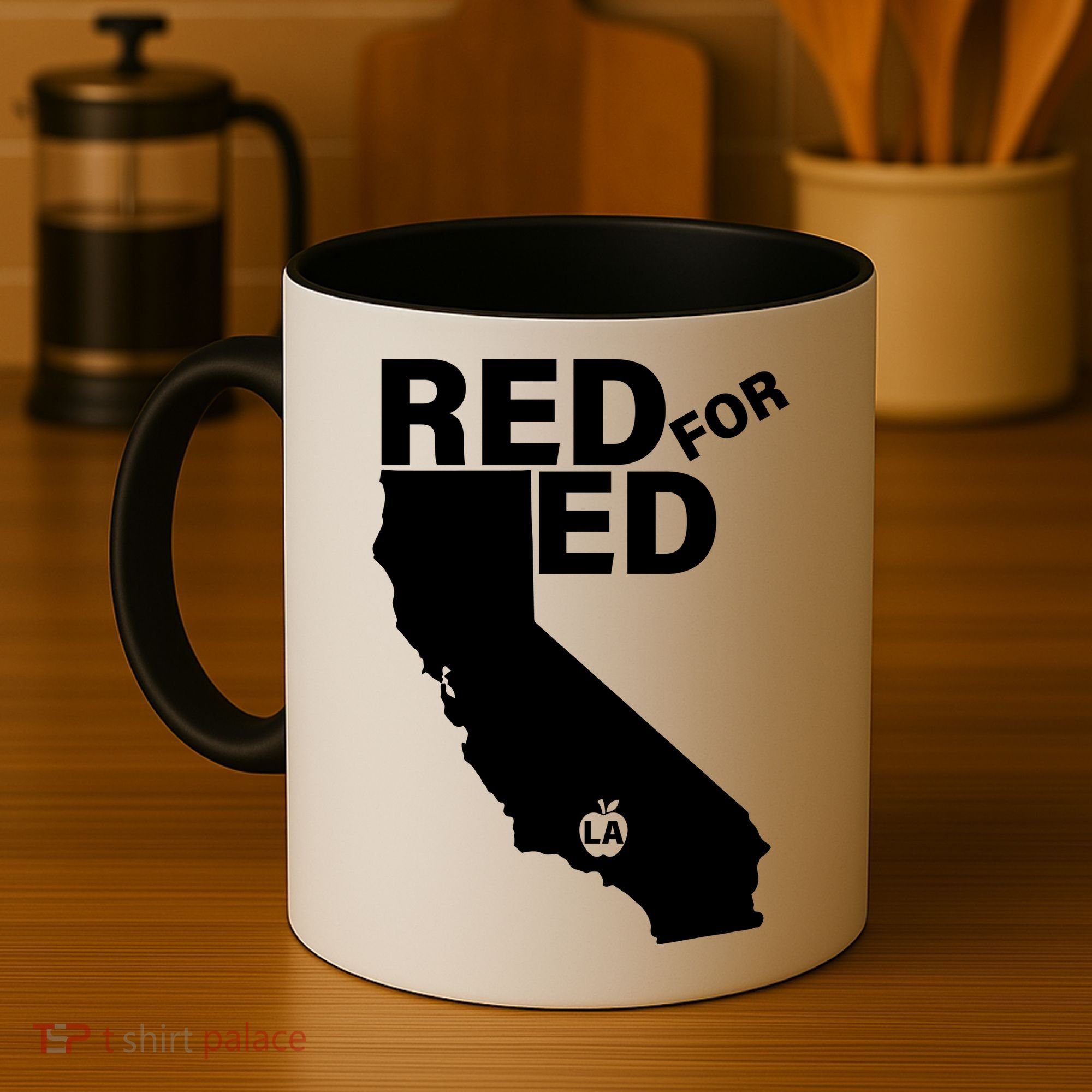 Red For Ed LA California  Coffee Mug