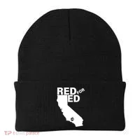 Red For Ed LA California  Beanie thumb 0