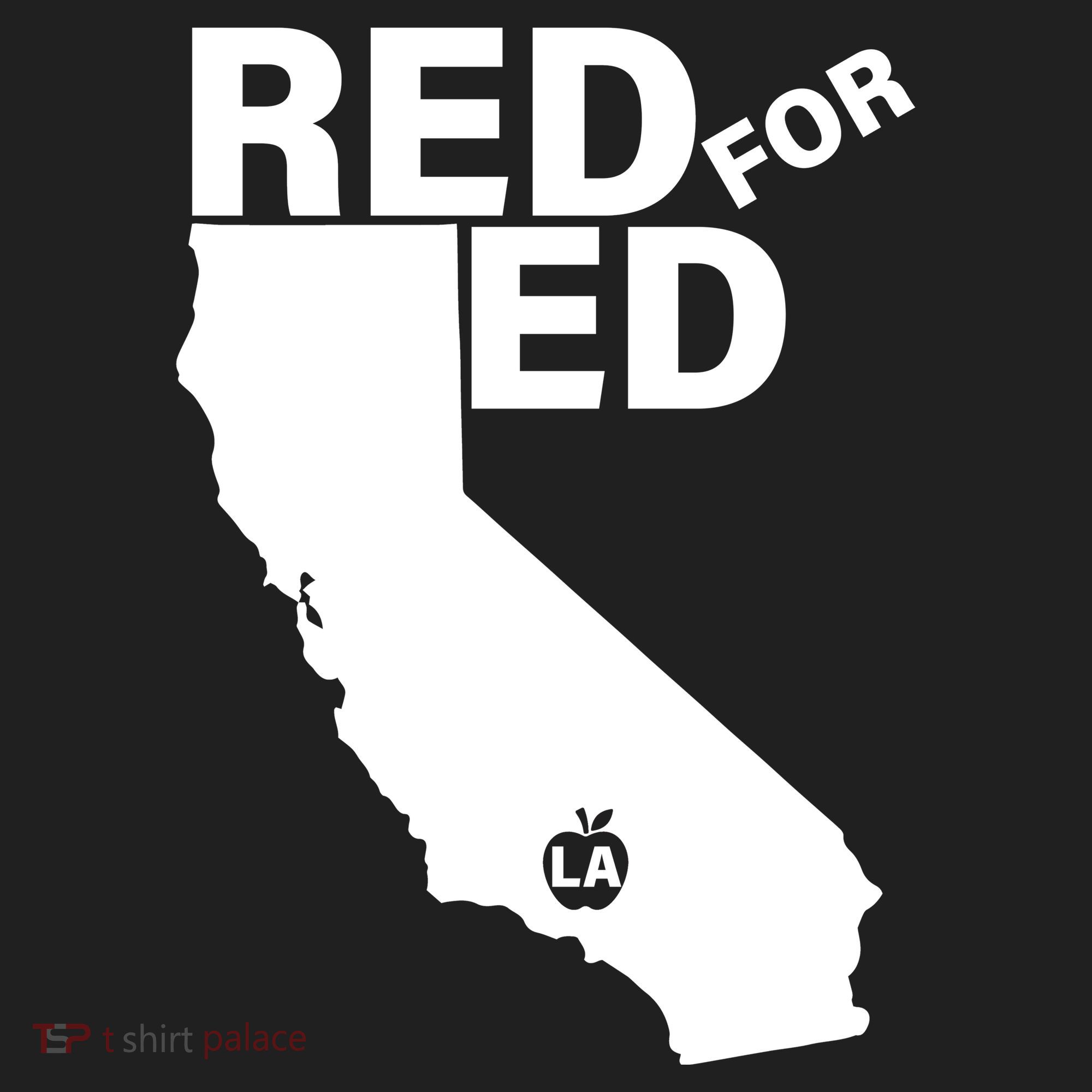Red For Ed LA California  Beanie