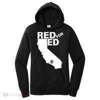 Red For Ed LA California  Women's Hoodie thumb 0