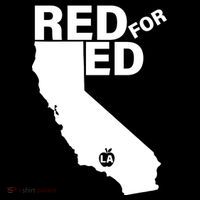 Red For Ed LA California  Women's Hoodie thumb 2