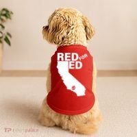 Red For Ed LA California  Doggie Tank thumb 2