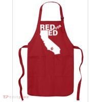 Red For Ed LA California  Apron thumb 0