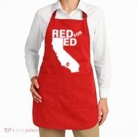 Red For Ed LA California  Apron thumb 2