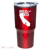 Red For Ed LA California  Tumbler thumb 0