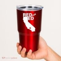 Red For Ed LA California  Tumbler thumb 2