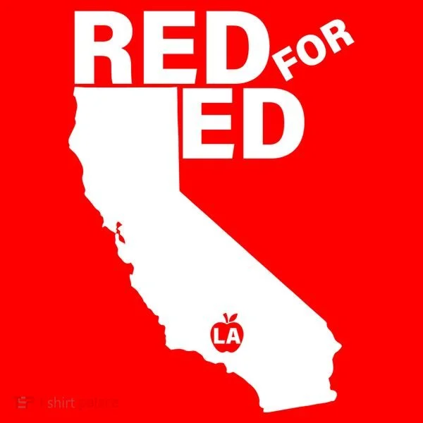 Red For Ed LA California  Hat