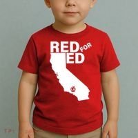 Red For Ed LA California  Toddler T-Shirt thumb 2