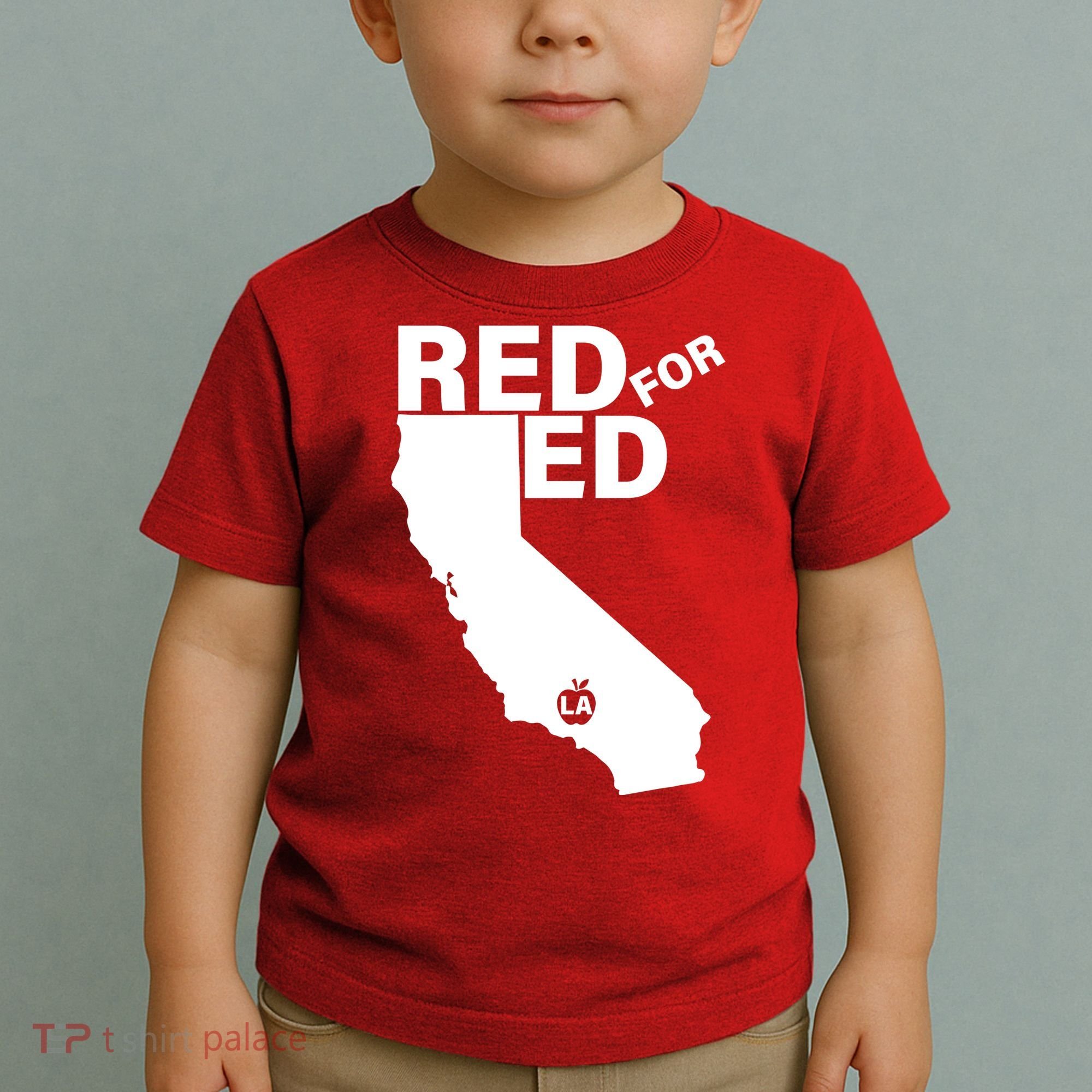 Red For Ed LA California  Toddler T-Shirt