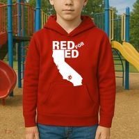 Red For Ed LA California  Kids Hoodie thumb 2