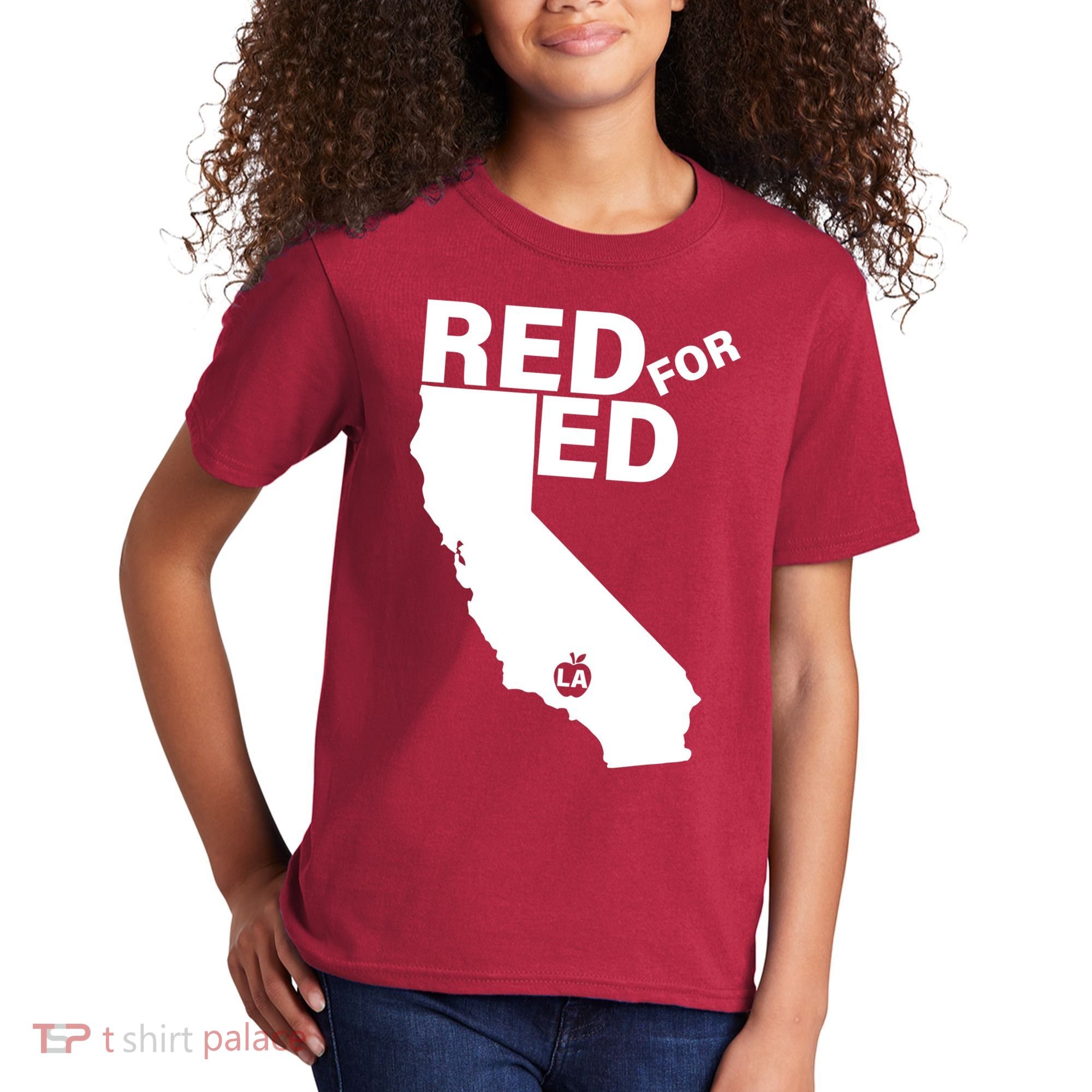 Red For Ed LA California  Kids T-Shirt