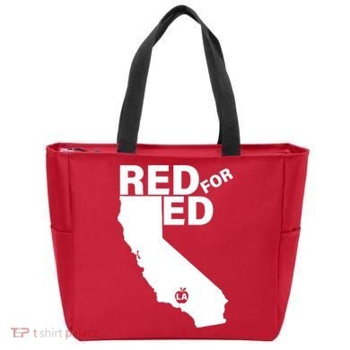 Red For Ed LA California  Tote Bag