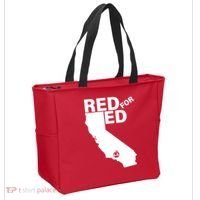 Red For Ed LA California  Tote Bag thumb 2