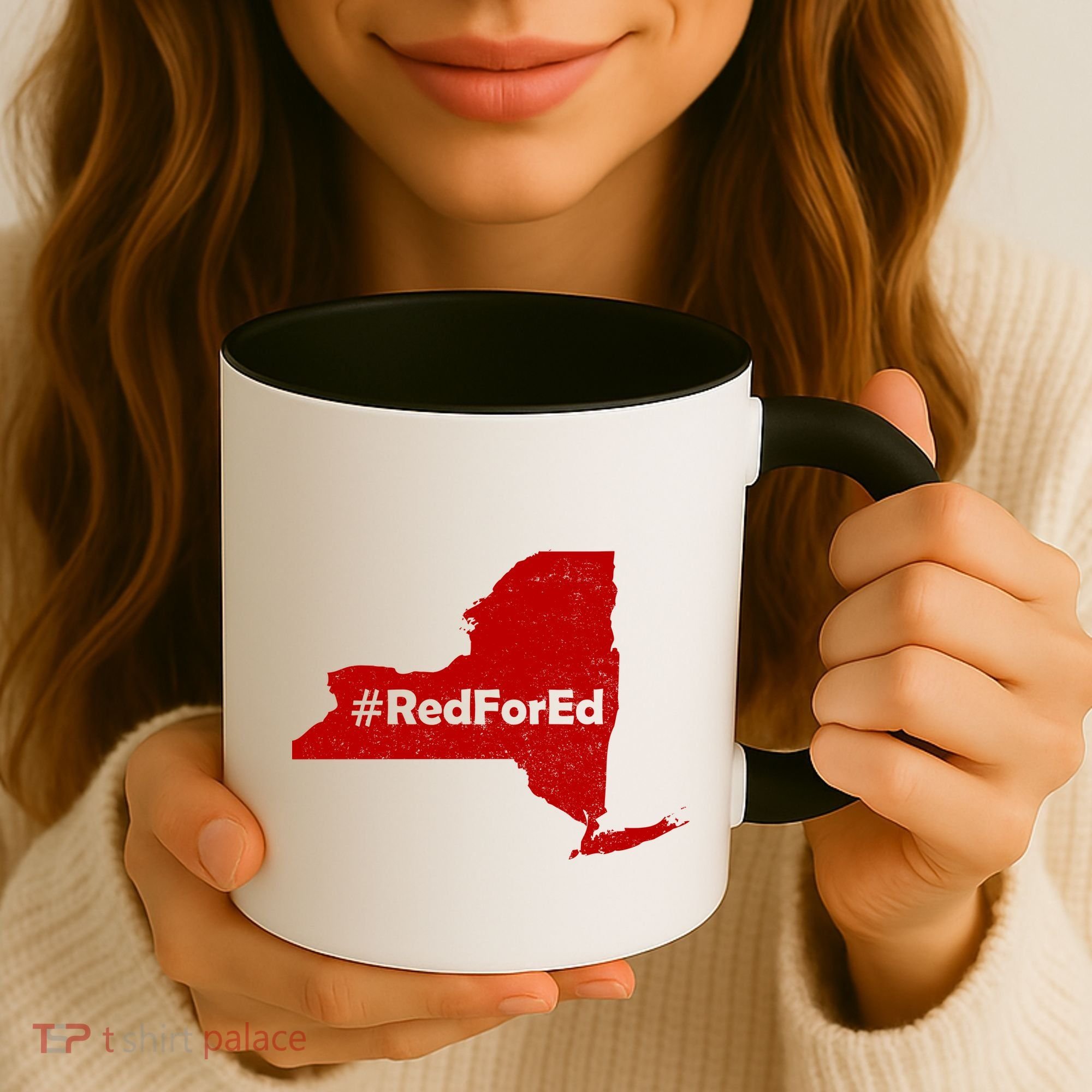 Red For Ed New York Coffee Mug