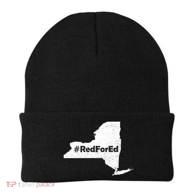 Red For Ed New York Beanie